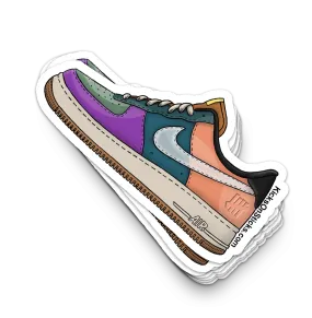 Air Force 1 Low "UNDFTD Wildberry" Sneaker Sticker