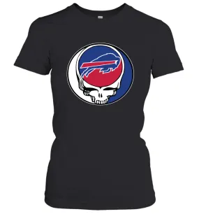 Buffalo Bills Grateful Dead Steal Your Face NFL Football Womens T-Shirt