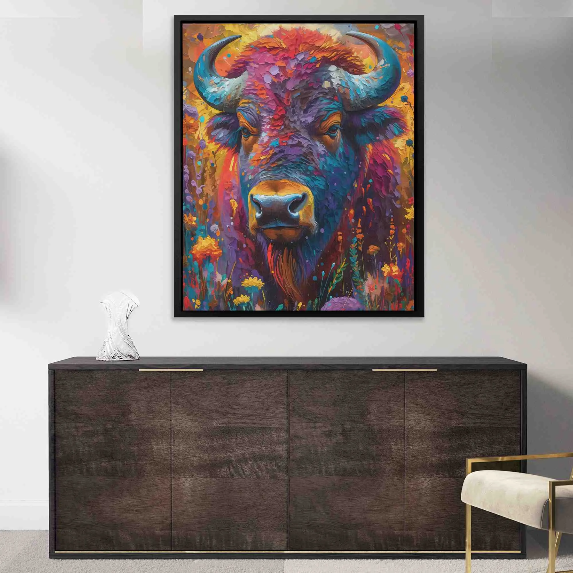 Colorful Buffalo