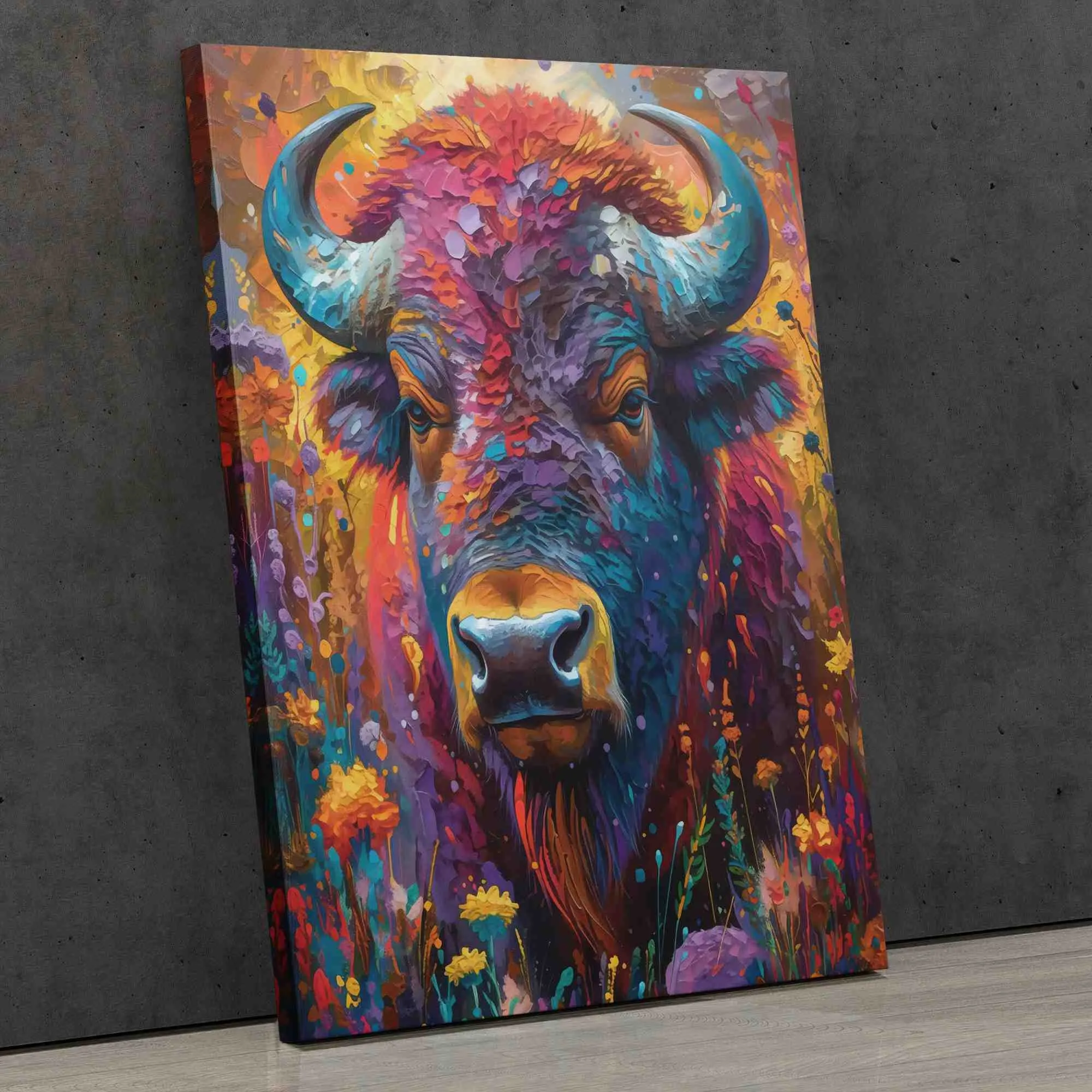 Colorful Buffalo