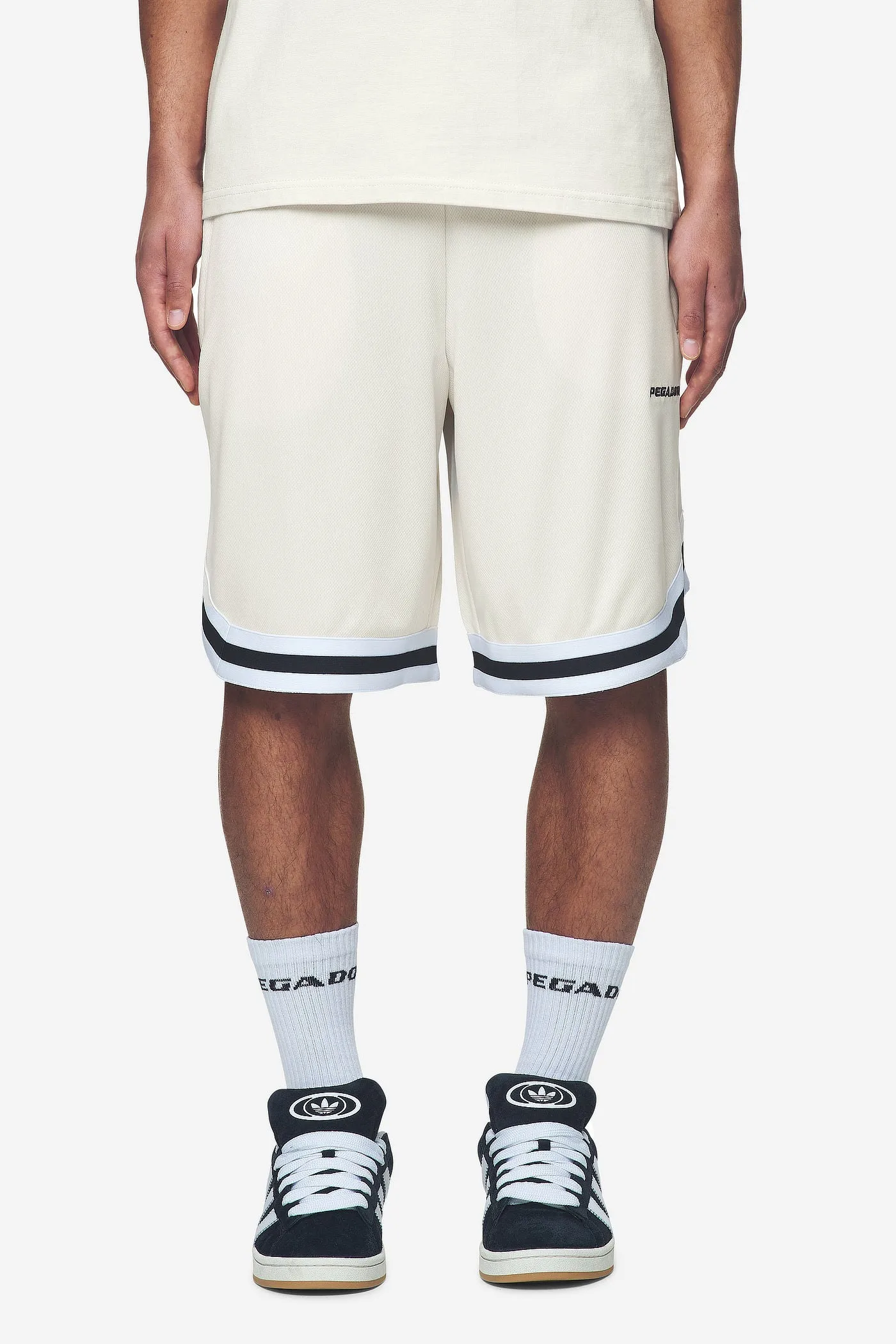 Lansing Basketball Shorts Salty Cream