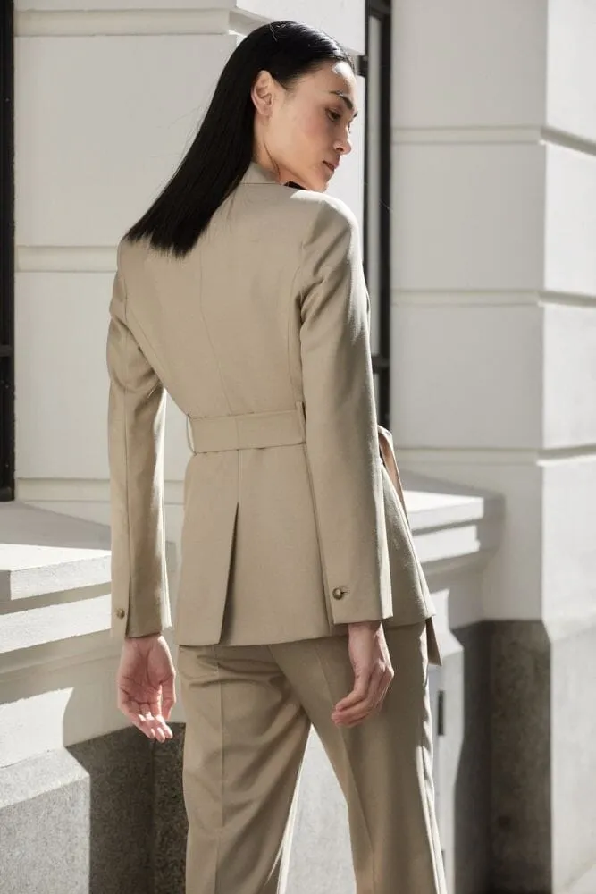 Lily Suit - Sand Wool