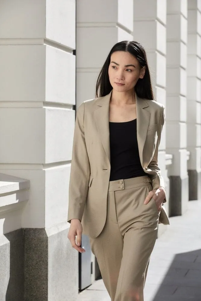 Lily Suit - Sand Wool