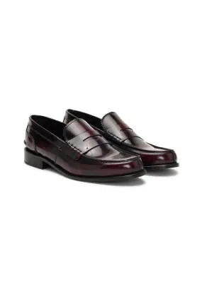 Loafer - Burgundy High Shine Italian Leather (301)