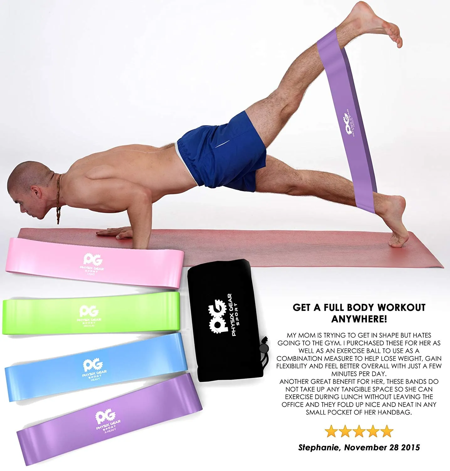 Loop Resistance Bands - Full-Body Workout and Strength Training