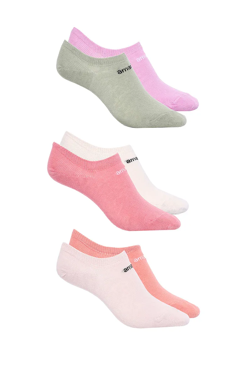 Low Cut Socks (Pack of 6) - Multicolor