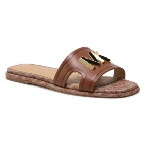 MICHAEL MICHAEL KORS Kippy Leather Slide Sand