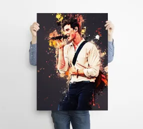 Shawn Mendes Custom Poster, Shawn Mendes Canvas Rolls, Custom Music Canvas, Home decor, Wall Hanging, Singer Canvas Rolls