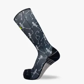 Skeletons Compression Socks (Knee-High)