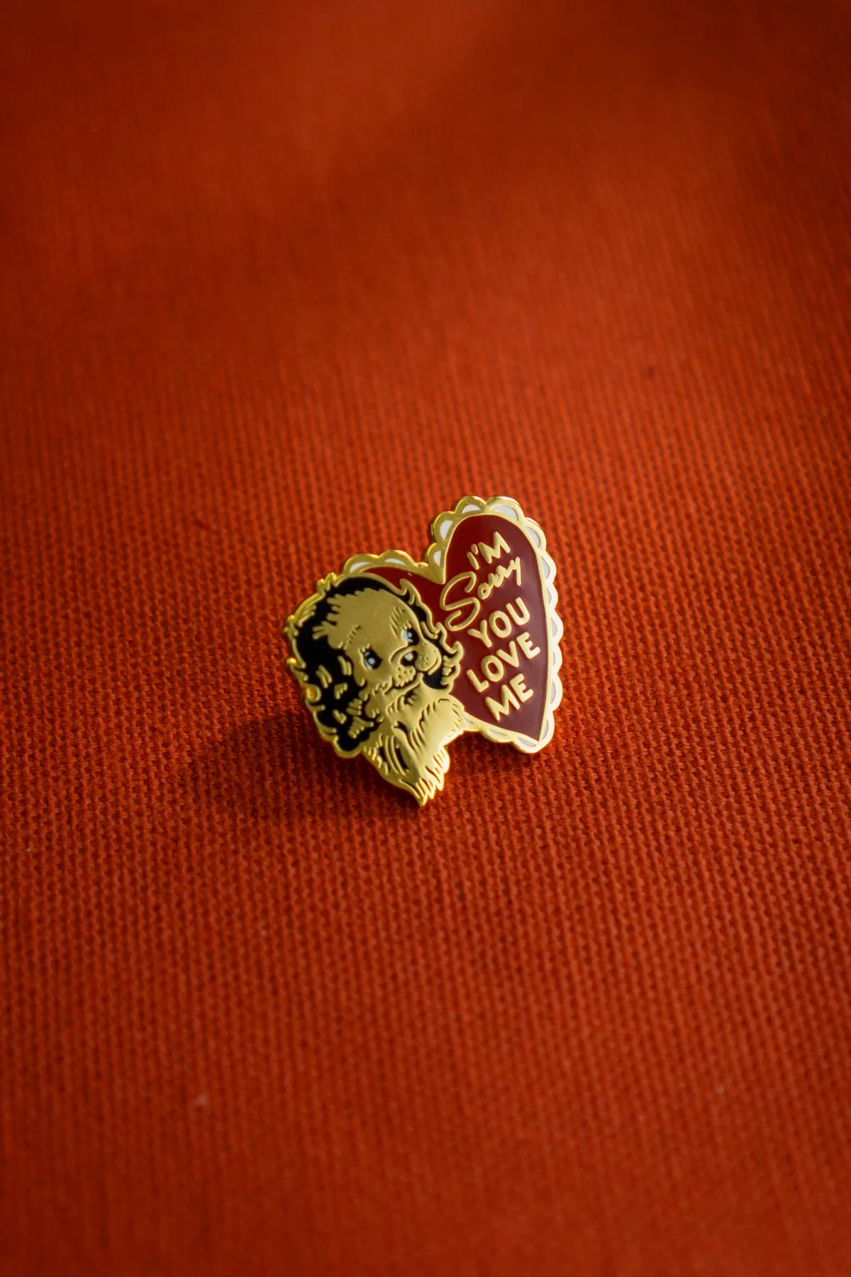 Sorry You Love Me Lapel Pin