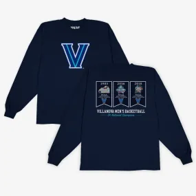 Villanova Banners L/S Tee