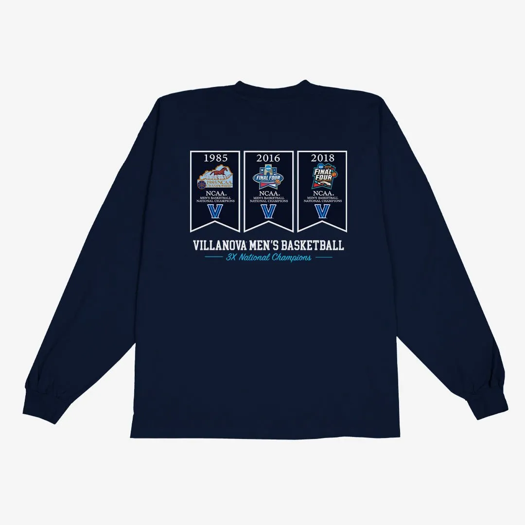 Villanova Banners L/S Tee